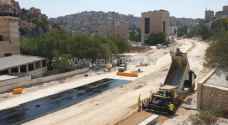 استمرار الأعمال الإنشائية ضمن مشروع الباص السريع برأس العين.. فيديو