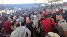 صورة تظهر اكتظاظا للمغادرين في مطار الملكة علياء