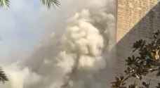 إخماد حريق بسيط في احد فنادق عمان