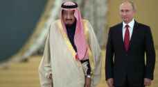 الملك سلمان يستقبل الرئيس الروسي