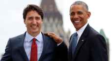 أوباما يدعو الكنديين لإعادة انتخاب ترودو