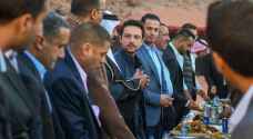 ولي العهد يلتقي عدداً من شباب قبيلة الحويطات