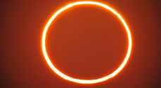كسوف حلقي نادر للشمس يظهر في معظم الدول العربية.. شاهد