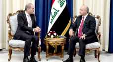 الصفدي ينقل رسالة من الملك الى الرئيس العراقي