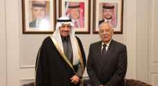 العيسوي يلتقي السفير السعودي لدى الأردن