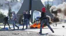 مواجهات بين الاحتلال والفلسطينيين عند مدخل البيرة "فيديو"