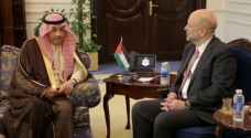 الرزاز يلتقي السفير السعودي في الأردن
