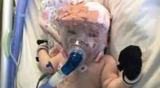 الطفلة المعجزة .. رضيعة مريضة بالقلب تصاب بكورونا (صور موجعة)
