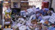 إتلاف نصف طن مواد غذائية في جرش