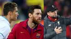 مدرب ليفربول يفاضل بين ميسي ورونالدو