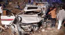 وفاة وإصابتان احداهما بالغة بحادث مروع في المفرق.. صور
