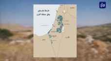 خرائط تظهر زيادة مساحة الأراضي المستهدفة بمخطط الضم.. فيديو