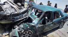 وفاة و(4) اصابات بحادث تصادم في الكرك