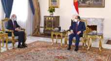 السيسي يستقبل الصفدي الذي ينقل رسالة من الملك