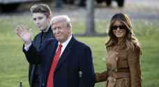 ميلانيا ترمب تعلن إصابة ابنهما بفيروس كورونا