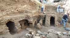 رؤيا تزور الموقع الأثري المكتشف في وسط البلد بعمان - فيديو وصور