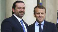 الحريري يوجه رسالة لماكرون بعد إصابته بكورونا