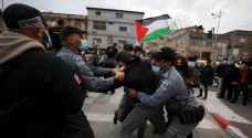 جنود الاحتلال يقمعون مظاهرة فلسطينية في الناصرة رفضا لزيارة نتنياهو - فيديو