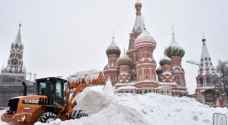 موسكو تستعد لعاصفة ثلجية عنيفة في نهاية الأسبوع الجاري