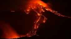 بركان إتنا الإيطالي يثور مجددا.. فيديو