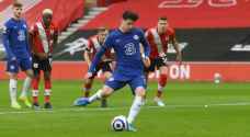 ساوثهامبتون يوقف انتصارات تشيلسي في الدوري الانجليزي