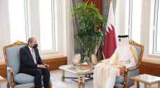 أمير قطر يلتقي الصفدي