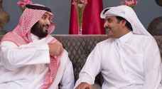 أمير قطر يجري اتصالا بولي العهد السعودي
