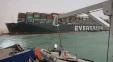 فشل محاولة جديدة لتعويم ناقلة الحاويات العالقة في قناة السويس