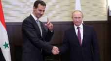 الأسد يتلقى تهنئة بوتين بمناسبة عيد الجلاء