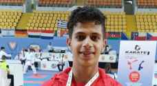 ميداليتان فضية وبرونزية لمنتخب الشباب والناشئين للكراتيه