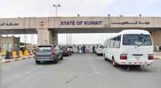 الكويت تعدل مواعيد الدخول من الحدود البرية