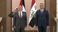 الملك يلتقي رئيس الوزراء العراقي قُبيل اتعقاد القمة الثلاثية.. صور