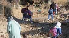 أطفال يسلكون طرقا "وعرة" للوصول إلى مدرستهم في المهاجرين