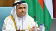 رئيس البرلمان العربي يشيد بمواقف الملك الداعمة لفلسطين