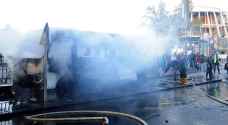 مراسل رؤيا: شهداء وجرحى باستهداف حافلة للجيش وسط دمشق.. فيديو