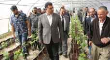 وزير الزراعة: تعويض مزارعي الوالة بـ٥٠٠ ألف دينار