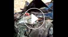 بالفيديو.. حادث سير مروع في شارع الأردن
