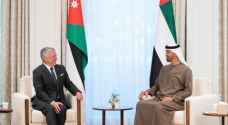 محمد بن زايد: نحرص على التنسيق والتشاور المستمرين مع الأردن