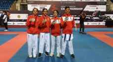 بينها ذهبية.. منتخب الناشئين للكراتيه يحقق ٤ ميداليات في بطولة آسيا - صور