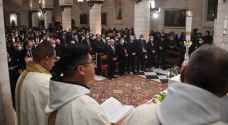 الفراية يحضر قداس منتصف الليل بكنيسة المهد في بيت لحم