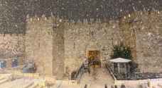 بالفيديو والصور.. الثلوج في فلسطين