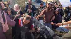 اصابات في اعتداء المستوطنين المتطرفين على أهالي الشيخ جراح - فيديو