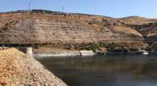 وزارة المياه: مستمرون بعمليات تنظيف سد الملك طلال