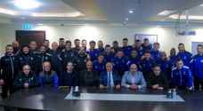 الرجوب يزور بعثة النادي الفيصلي في القدس