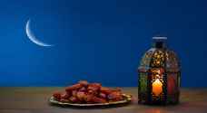 مواعيد إفطار وإمساكية رمضان في الأردن