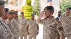 ولي العهد يزور قيادة المنطقة العسكرية الشمالية - صور