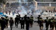 إصابات بالاختناق في مواجهات مع الاحتلال في مخيم العروب