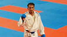 عمر شقرة يتأهل إلى نهائي سلسلة الدوري العالمي للكراتيه