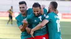 الوحدات يحقق فوزا ثمينا على الحسين إربد في دوري المحترفين