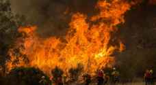حريق خطير في كاليفورنيا خلال موجة من "الحر الشديد" - فيديو